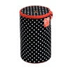 610677 Футляр для пряжи 'Полька дот', черно-белый, 14,5*21,5 см, Prym 