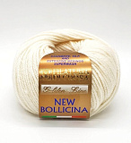Пряжа New bollicina (2 молочный) (10шт) 40% мерс.шерсть,30% шёлк,30% кашемир 100м/25г