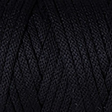 Пряжа Macrame Cord 5мм (750 черный) (2шт) 60% хлопок/40% вискоза, 500г/85м