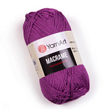 Пряжа Macrame (161 фиолетовый) (6шт) 100% ПЭ, 90г/130м
