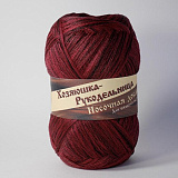Пряжа "Носочная добавка" 272- Вишня (190м 50гр)100%полиэфир.(10 шт)
