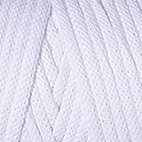 Пряжа Macrame Cord 5мм (751 белый) (2шт) 60% хлопок/40% вискоза, 500г/85м