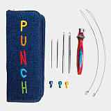 21001 Набор инструментов для ковровой вышивки Punch The Vibrant, KnitPro,