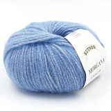 Пряжа Morgana 21689- Небес.голубой(10шт) 100м/50г 48% альпака, 8% меринос, 21% ПА, 23% ПЭ