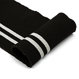 Подвяз трикотаж черный/серебро 14*100см 91841