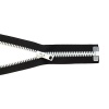 Молния BICOLOR трактор разъем. (1зам.,Т6) 60см (077 черный/001 белый) (2шт)