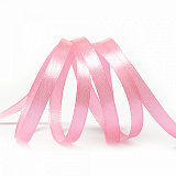 Лента атласная 0,6см (012- яр.розовый) 22,86м