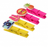 Набор декор.прищепок «Краски лета» (4 шт) Мастери Сама Пенза