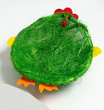 Пасхальный декор "Корзинка" 20*25 см (SF-5032) зеленый Мастери Сама Пенза