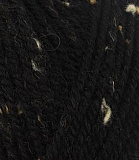 Alpaca Tweed (60 - черный) (5шт) 15% Шерсть/15% Альпака/5% Вискоза/65% Акрил (100 гр./ 250 м)