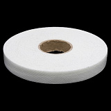 Лента нитепрошивная клеевая 15мм*100м (белый) по косой