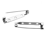 ГБУ3 Булавка-основа для броши 30мм никель(2шт)