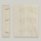 Крючки и петли 57мм 3*2, 2494 (004 приглуш.белый)(2шт) 