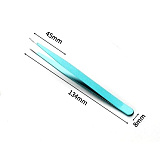 Пинцет прямой 10,8 см мятный (5шт)