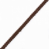 Тесьма "шанель" TB.0384-0016 12мм*18,28м (032 коричневый)