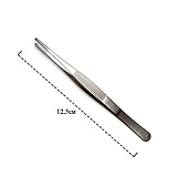 Пинцет прямой 12,5см 