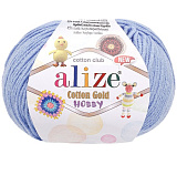 Cotton Gold Hobby цв.40-голубой (10шт) 55% хлопок - 45% акрил 50г/165м