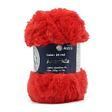 Пряжа  'Артемида' 100г 60м (100%микрофибра) (24 красный) 3шт