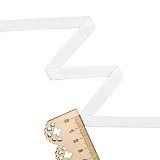 Тесьма киперная хлопок 10 мм*100м, 50м отбеленный