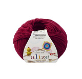 Cotton Gold Hobby цв.390-вишня (10шт) 55% хлопок - 45% акрил 50г/165м