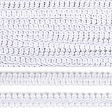 Тесьма "шанель" TB.0384-0016 12мм*18,28м (101 белый)