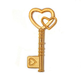Декор для творчества "Ключ" золото 42x19мм MH.0211101-1(2шт) Мастери Сама Пенза