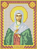 ДА5-068 Схема Иконы под бисер 12х16. Св.мч.Дарья