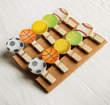 Набор декор.прищепок «Мячики» 3,5см 10 шт. Мастери Сама Пенза