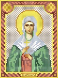 ДА5-068 Схема Иконы под бисер 12х16. Св.мч.Дарья