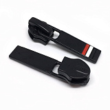 Бегунок спираль Т5 с водонепрон.покрыт.(10 шт) (черный/красн/бел)