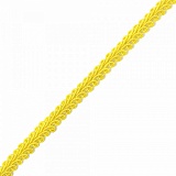 Тесьма "шанель" TB.0384-0016 12мм*18,28м (143 желтый)