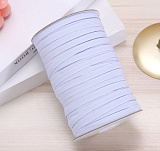 Резинка плетельная 8мм*100м, 90м белая 