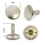 Хольнитен двухсторонний 9*11 мм (100 шт) (никель)