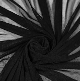 Сетка эластичная плот.90 г/м² 150 см, черный TBY.SZ030204