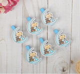 Декоративные прищепки «Малыш - мальчик» набор 6 шт. МИКС Мастери Сама Пенза