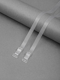 Бретель 10мм матовый/прозрачный (пара) TBY.0T103
