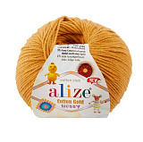 Cotton Gold Hobby цв.2-шафран (10шт) 55% хлопок - 45% акрил 50г/165м